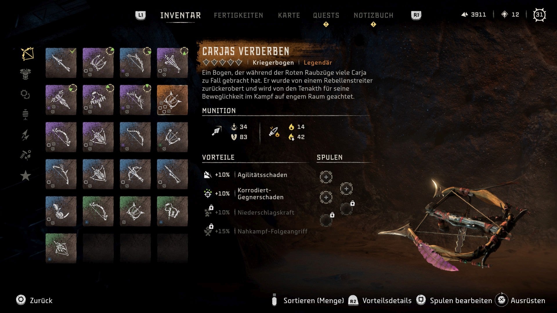 Horizon Forbidden West Legendäre Waffen und ihre Fundorte Eurogamer.de
